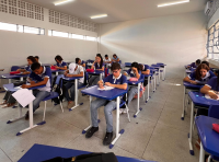 ALUNOS DA REDE MUNICIPAL REALIZAM PROVA SAEB