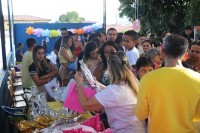 CRIANÇAS DO ESPAÇO ACOLHER RECEBEM FESTA DE DIA DAS CRIANÇAS